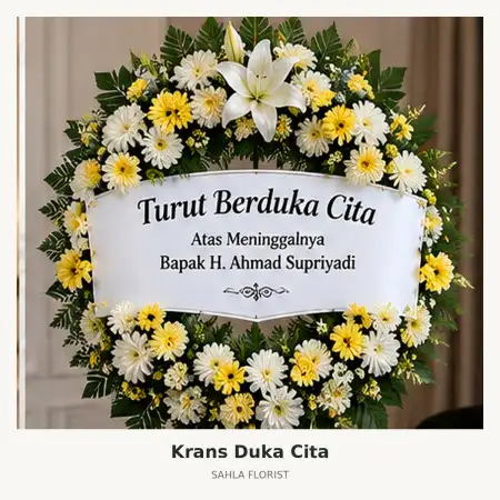 Krans Bunga Duka Paris Van Java